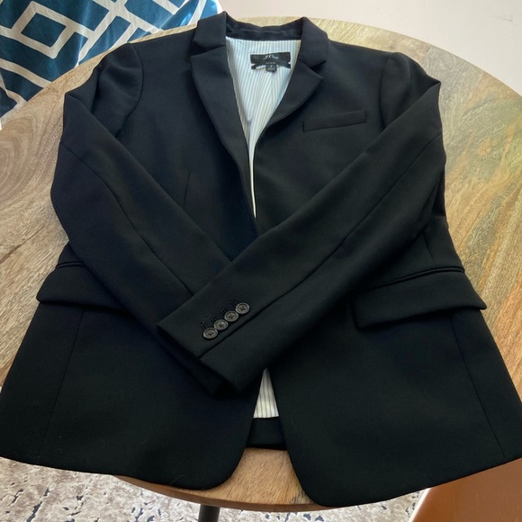 J Crew Regent Blazer in Wool Flannel Black - Size 4 - Picture 5 of 9